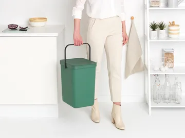 Cubo de basura Sort & Go 25 L - Verde abeto - Brabantia