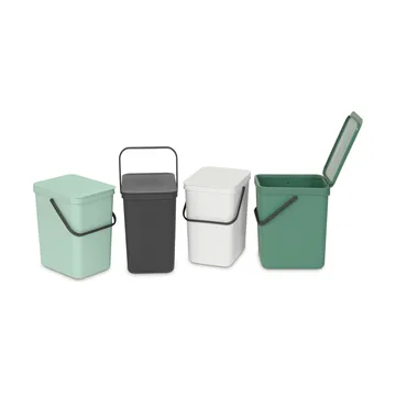 Cubo de basura Sort & Go 25 L - Verde jade - Brabantia