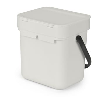 Cubo de basura Sort & Go 3 L - gris claro - Brabantia