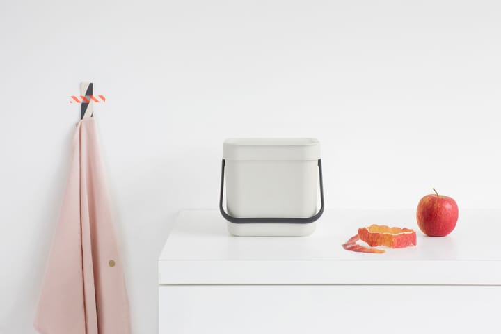 Cubo de basura Sort & Go 3 L, gris claro Brabantia