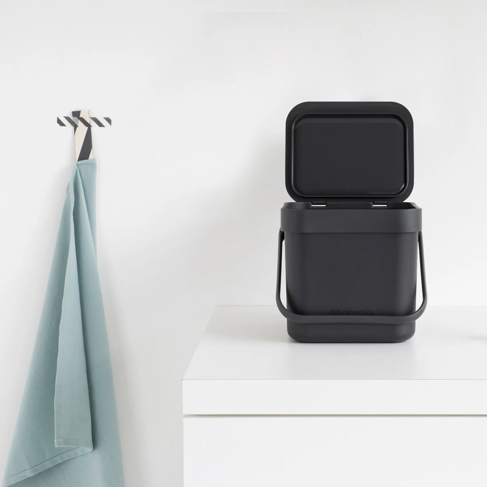 Cubo de basura Sort & Go 3 L, gris Brabantia