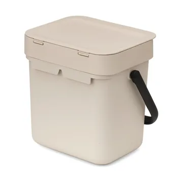 Cubo de basura Sort & Go 3 L - Soft Beige - Brabantia