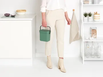 Cubo de basura Sort & Go 3 L - Verde abeto - Brabantia