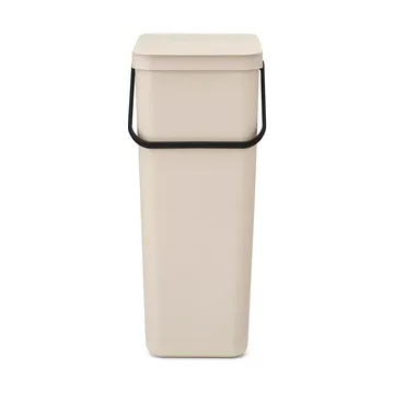 Cubo de basura Sort & Go 40 L - Soft Beige - Brabantia