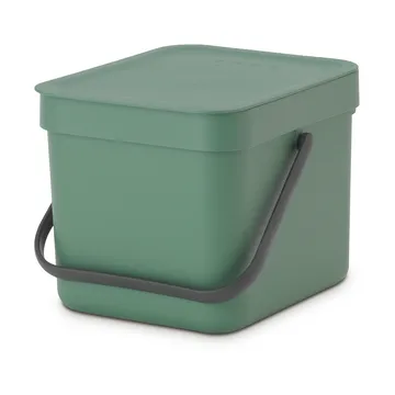 Cubo de basura Sort & Go 6 L - Verde abeto - Brabantia