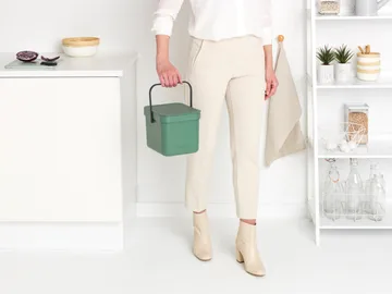 Cubo de basura Sort & Go 6 L - Verde abeto - Brabantia
