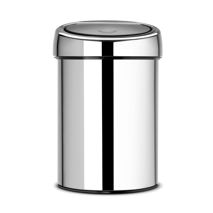 Cubo de basura Touch Bin, 3L - acero brillante - Brabantia