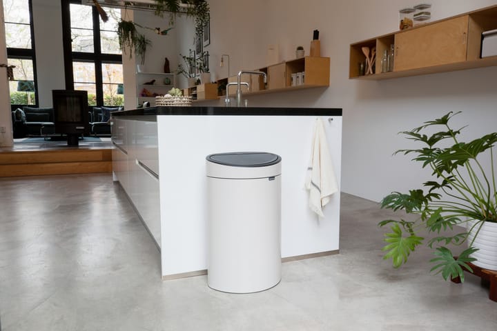 Cubo de basura Touch Bin 40 L, Soft Beige Brabantia