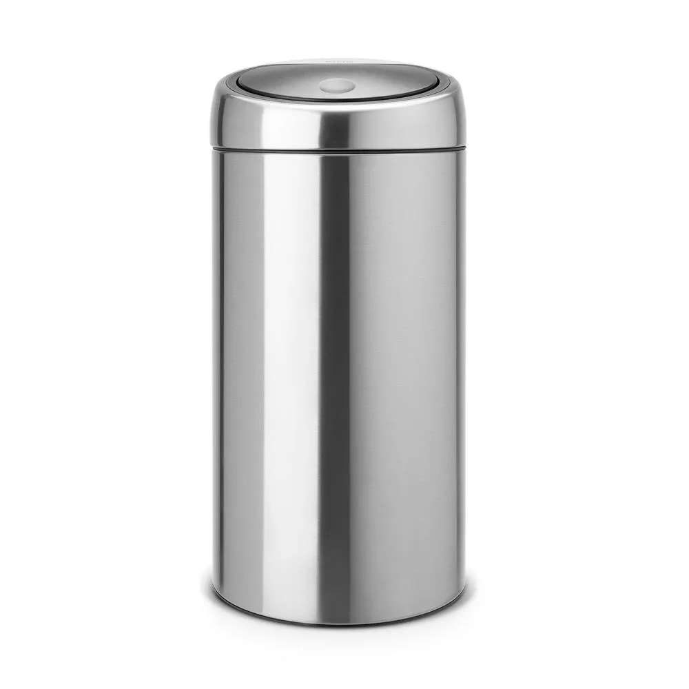 Cubo de basura Touch Bin 45L, acero mate (plata) Brabantia