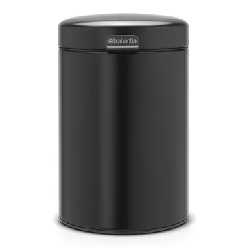 Cubo de pared New Icon 3L - negro mate - Brabantia