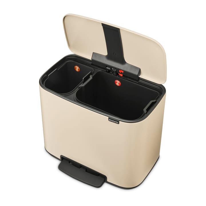 Cubo de pedal Bo 11+23 l, Soft beige Brabantia