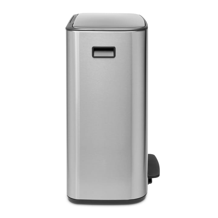 Cubo de pedal Bo 2x30 L, acero mate Brabantia