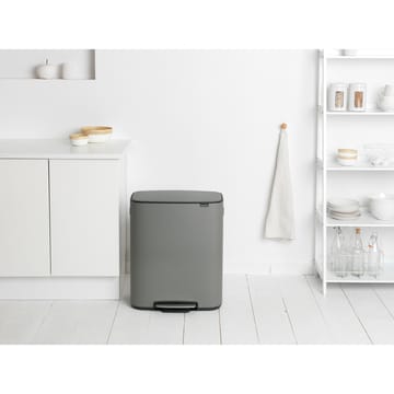 Cubo de pedal Bo 2x30 L - Mineral concrete grey - Brabantia