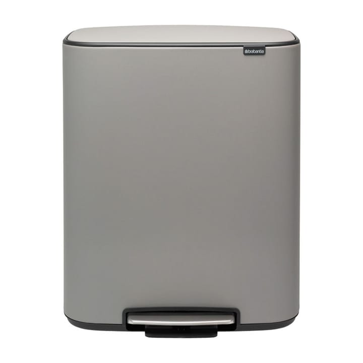 Cubo de pedal Bo 2x30 L - Mineral concrete grey - Brabantia