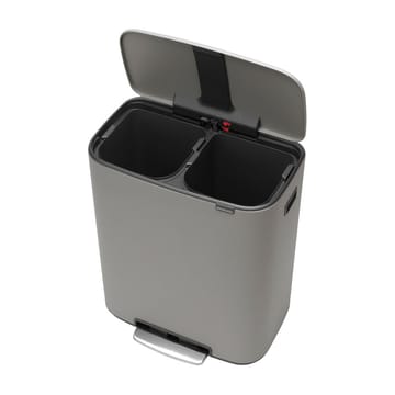 Cubo de pedal Bo 2x30 L - Mineral concrete grey - Brabantia