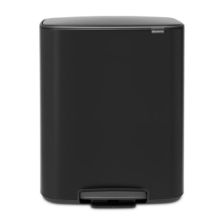 Cubo de pedal Bo 2x30 L - negro - Brabantia