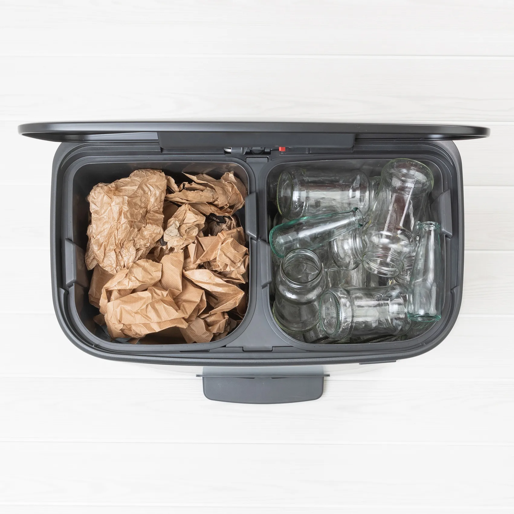 Cubo de pedal Bo 2x30 L, negro Brabantia