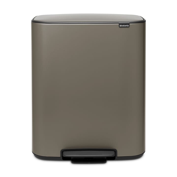 Cubo de pedal Bo 2x30 L - Platinum - Brabantia