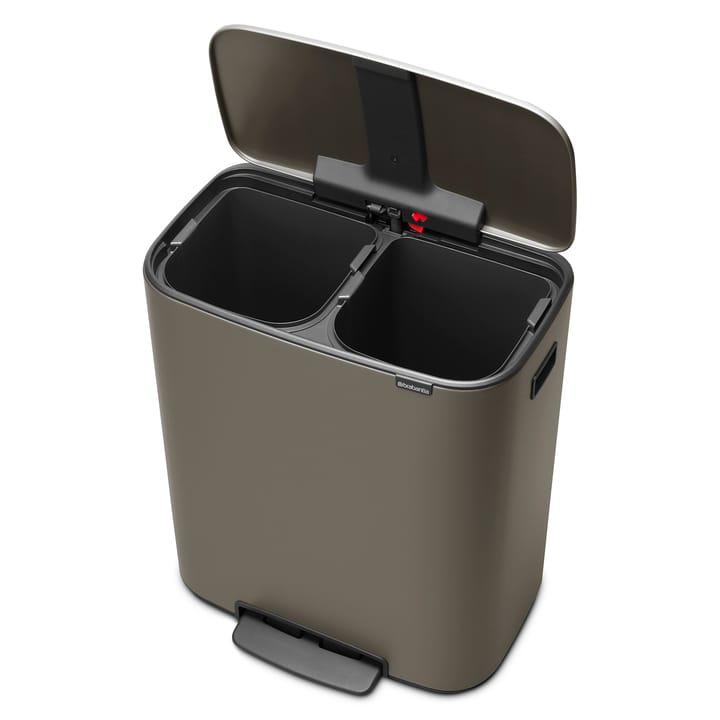Cubo de pedal Bo 2x30 L, Platinum Brabantia