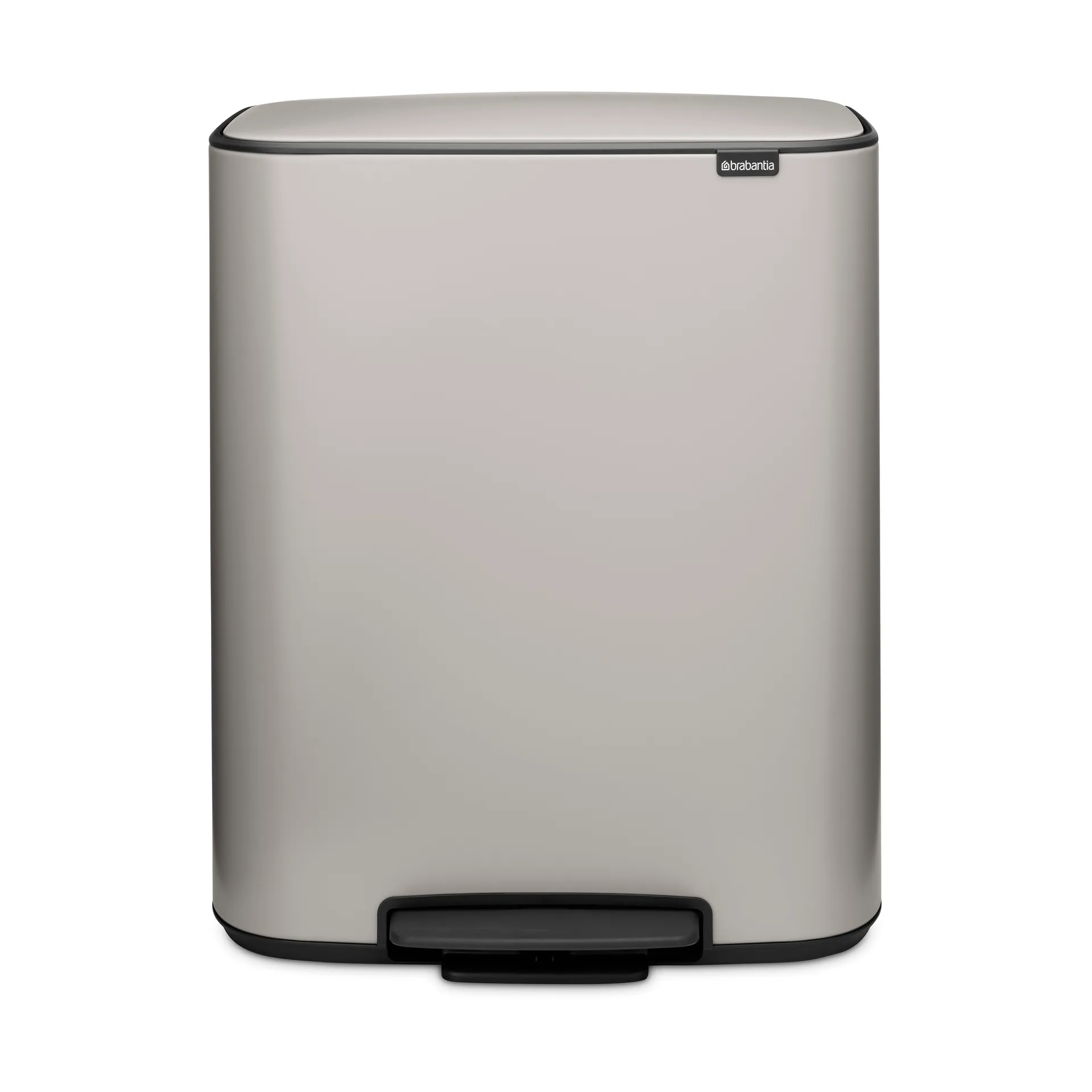 Cubo de pedal Bo 2x30 L, Soft grey Brabantia