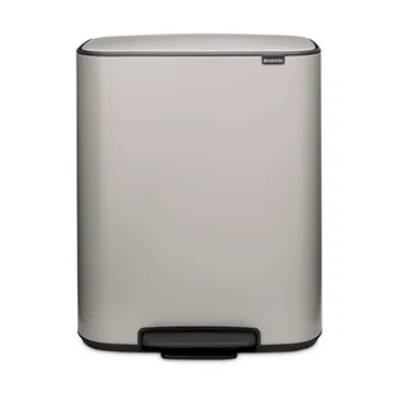 Cubo de pedal Bo 2x30 L - Soft grey - Brabantia