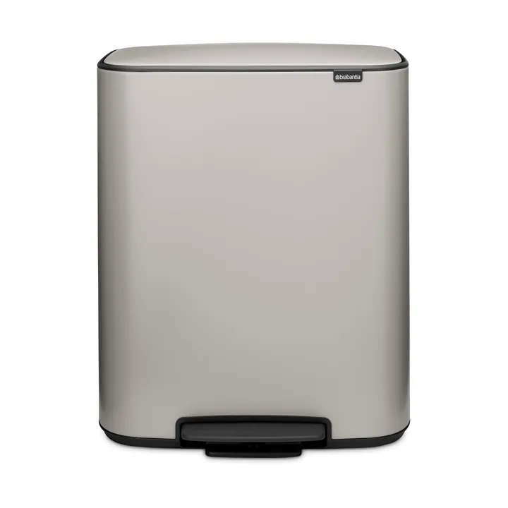 Cubo de pedal Bo 2x30 L - Soft grey - Brabantia