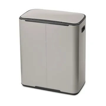 Cubo de pedal Bo 2x30 L - Soft grey - Brabantia