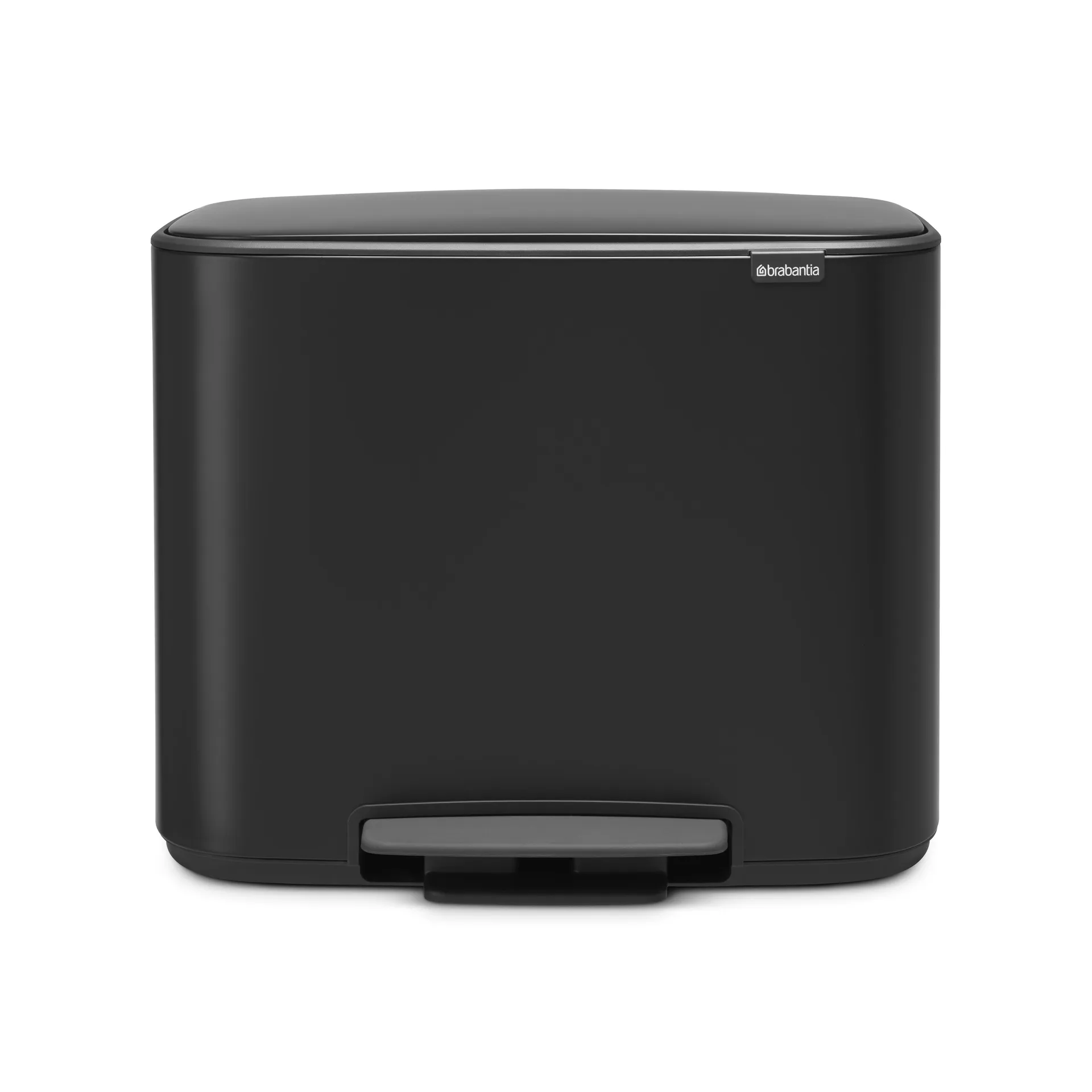 Cubo de pedal Bo 36L, negro mate Brabantia
