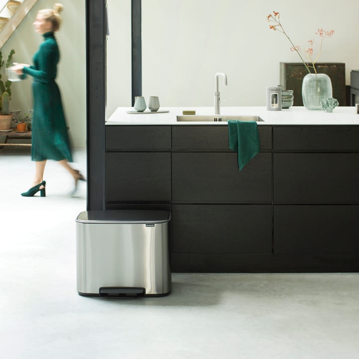 Cubo de pedal Bo 3x11 L, mineral steel FFP Brabantia