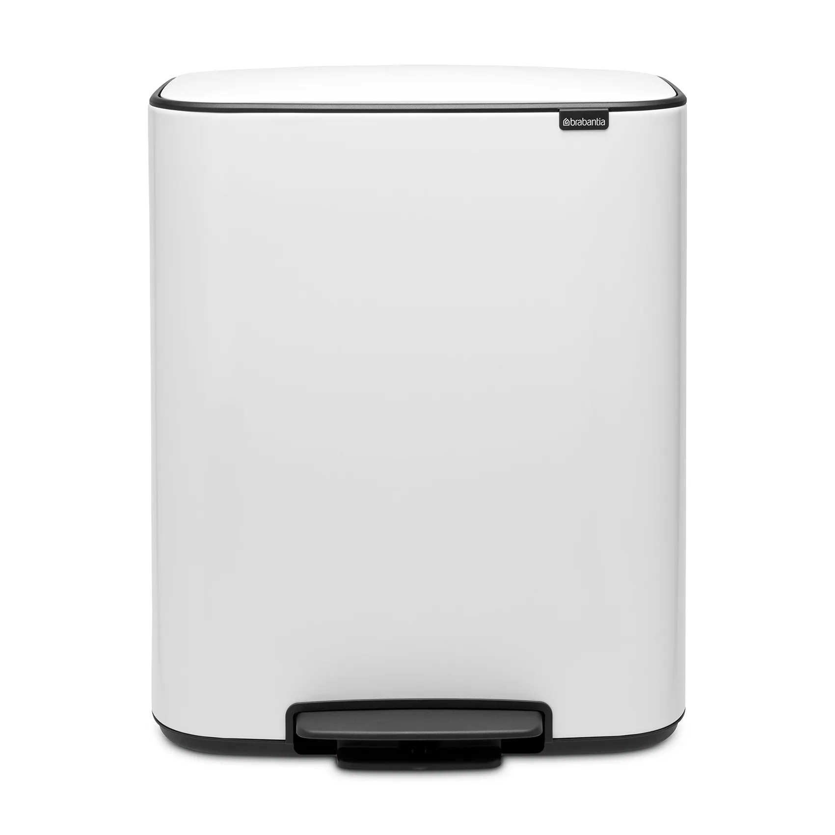 Cubo de pedal Bo 60 L, blanco Brabantia