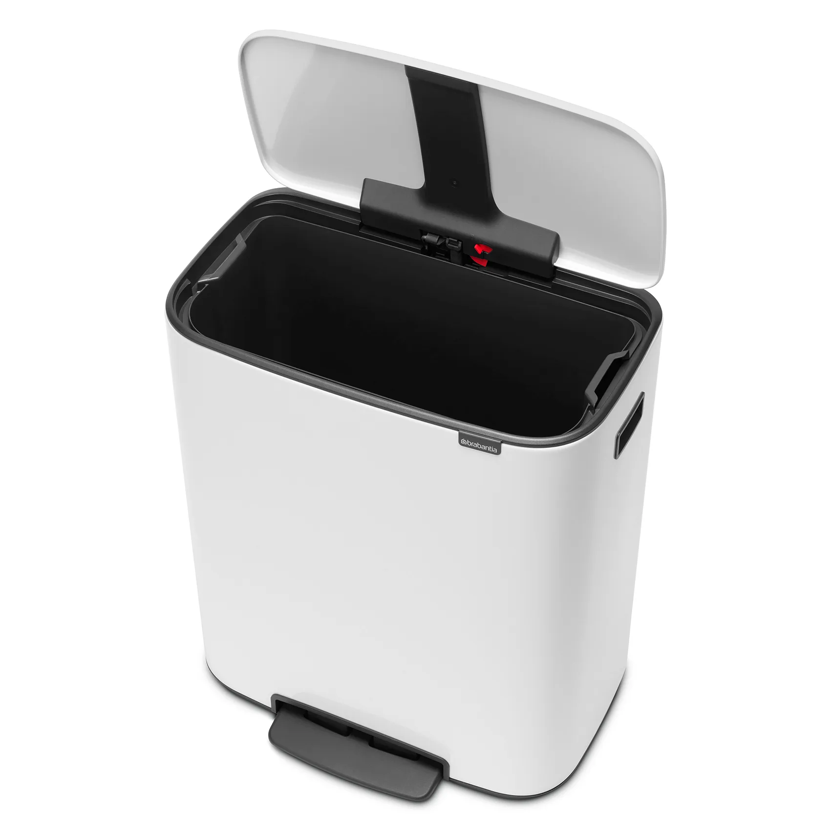 Cubo de pedal Bo 60 L, blanco Brabantia