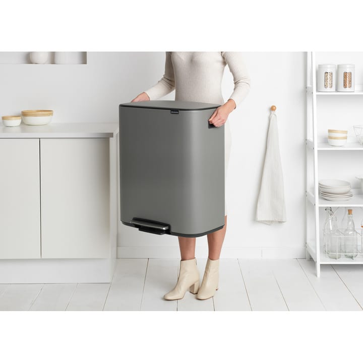 Cubo de pedal Bo 60 L, Mineral concrete grey Brabantia