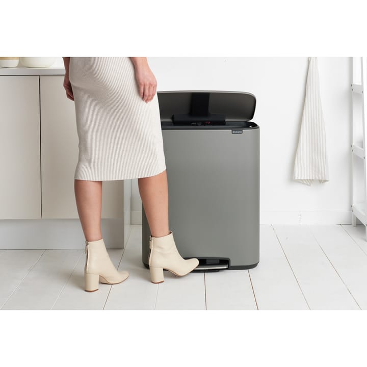 Cubo de pedal Bo 60 L, Mineral concrete grey Brabantia