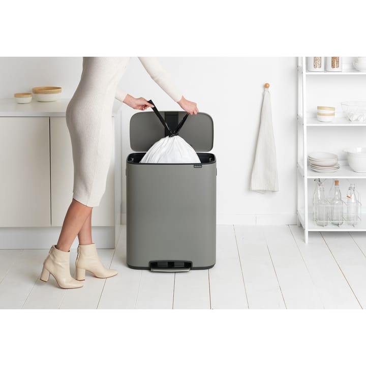 Cubo de pedal Bo 60 L, Mineral concrete grey Brabantia