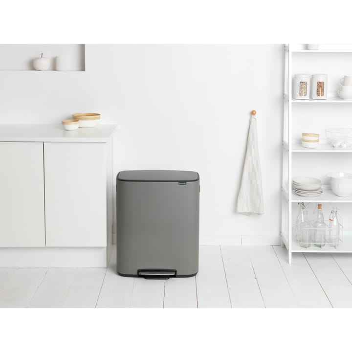 Cubo de pedal Bo 60 L, Mineral concrete grey Brabantia