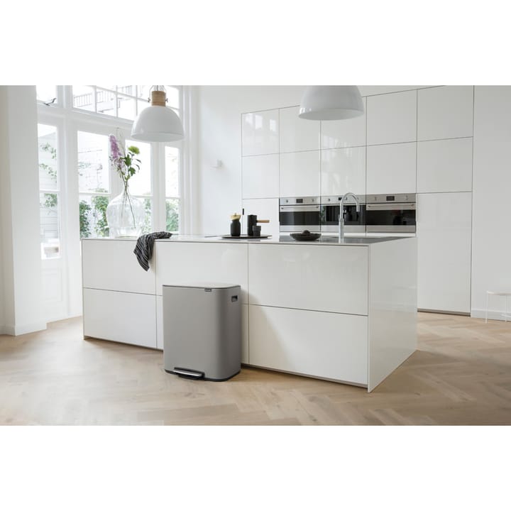 Cubo de pedal Bo 60 L, Mineral concrete grey Brabantia