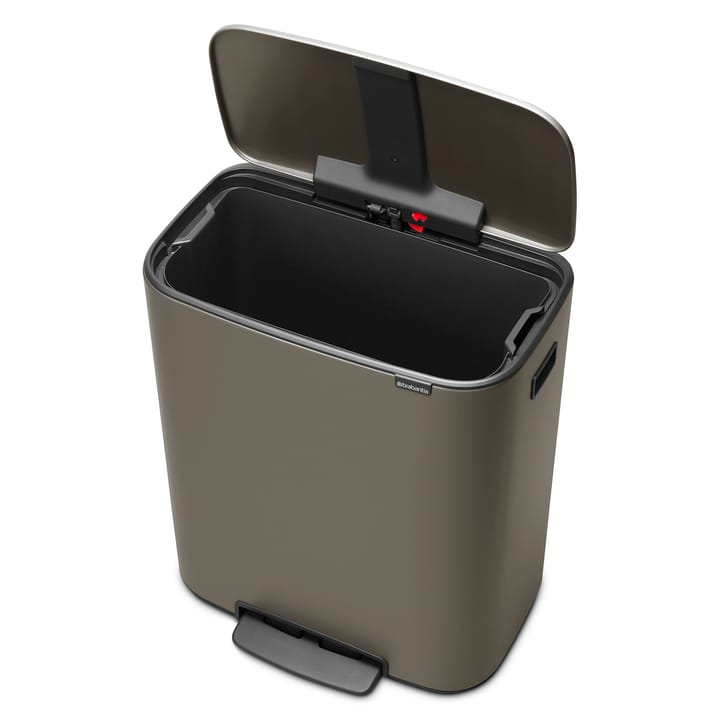 Cubo de pedal Bo 60 L, Platinum Brabantia