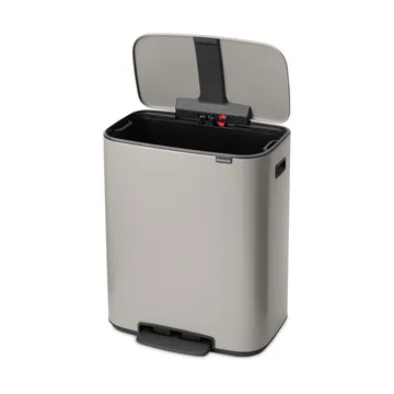 Cubo de pedal Bo 60 L - Soft grey - Brabantia