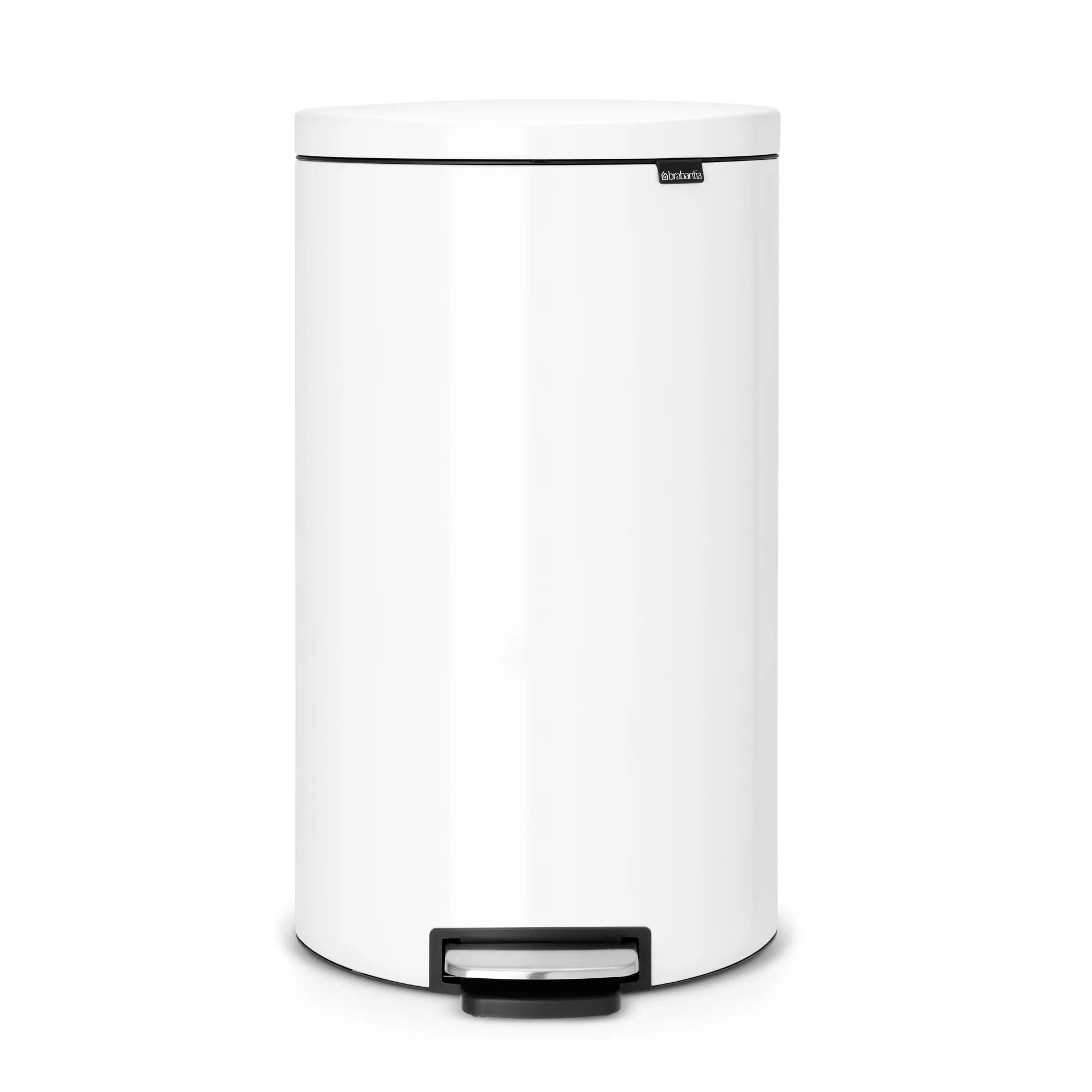 Cubo de pedal FlatBack+ 30L, blanco Brabantia