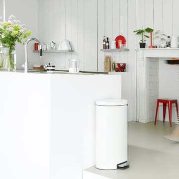 Cubo de pedal FlatBack+ 30L - blanco - Brabantia