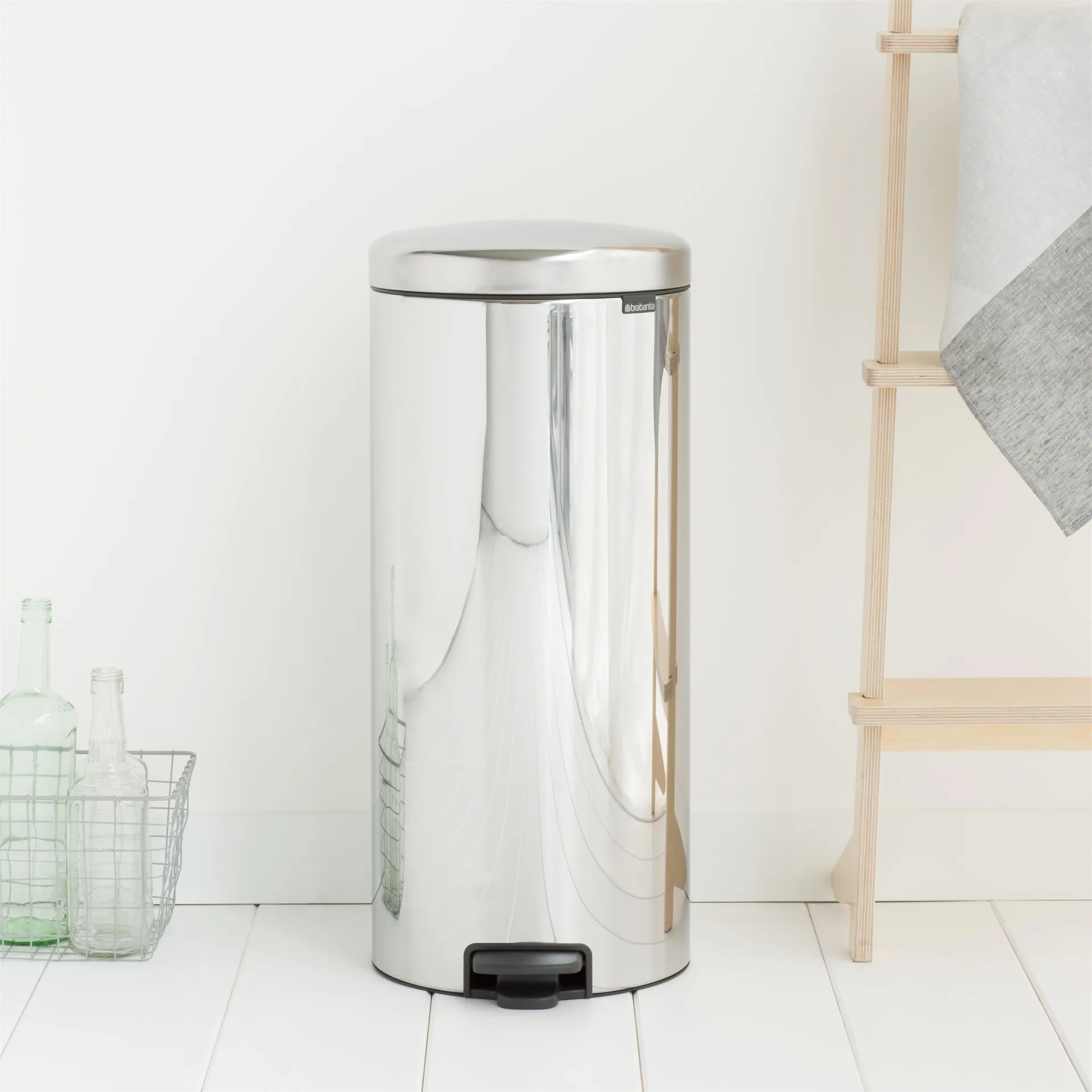 Cubo de pedal new Icon 30L, acero mate Brabantia