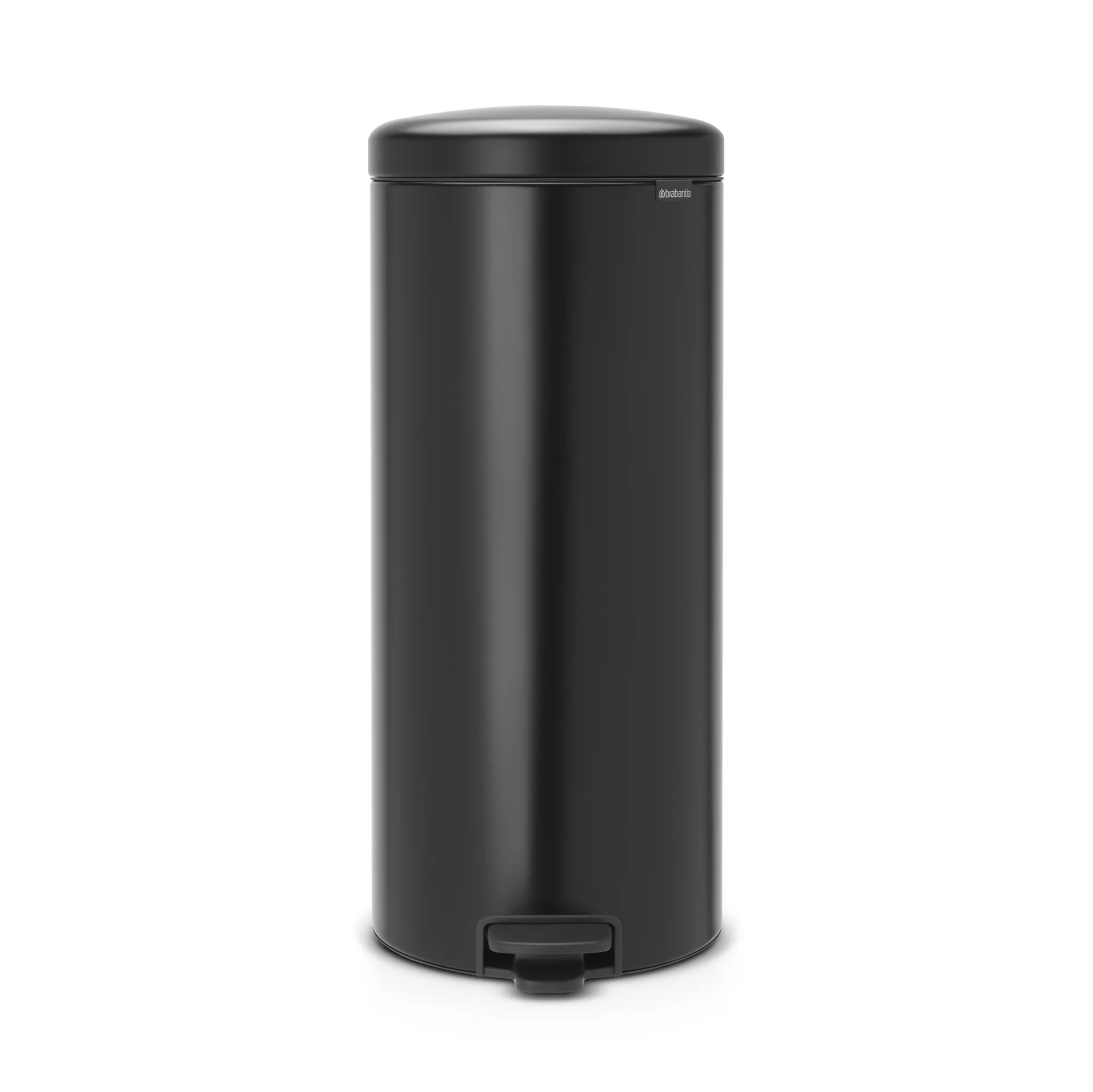 Cubo de pedal new Icon 30L, matt black (negro) Brabantia