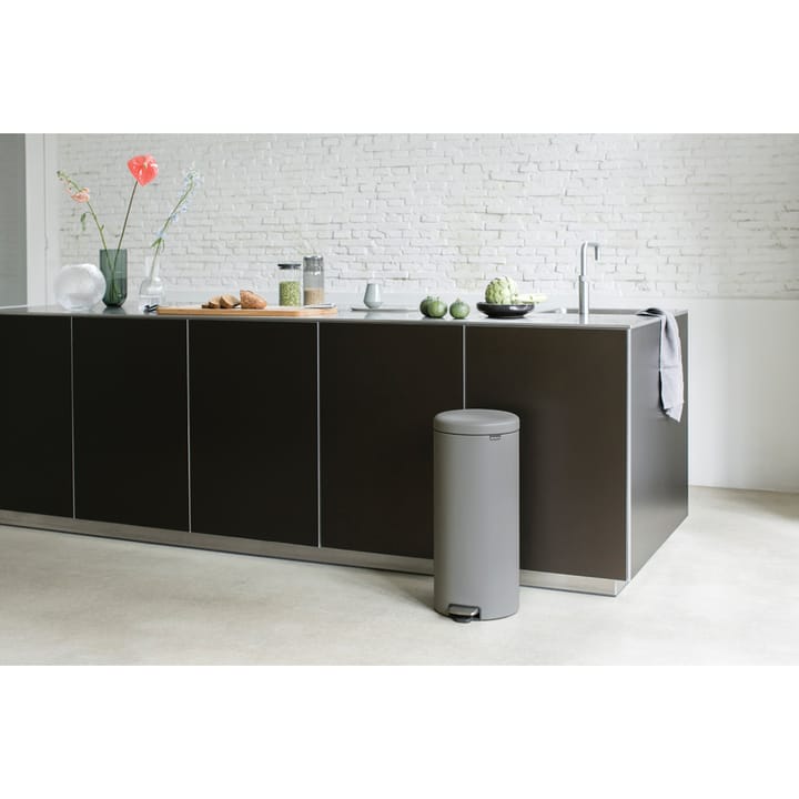 Cubo de pedal new Icon 30L, Mineral concrete grey Brabantia
