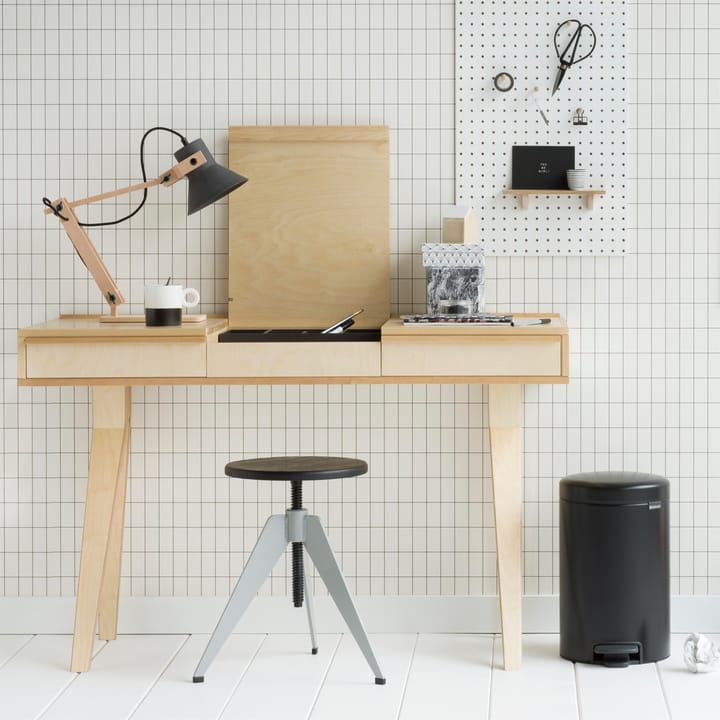 Cubo de pedal newIcon 12L, matt black (negro) Brabantia