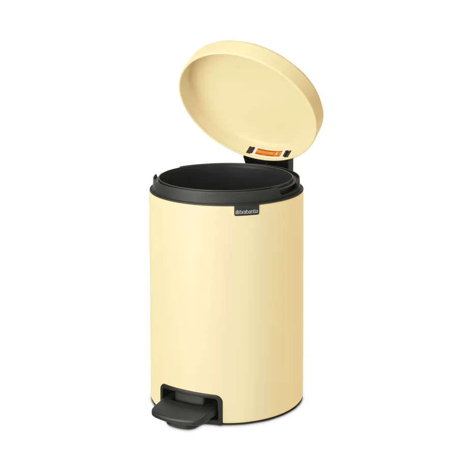 Cubo de pedal newIcon 12L, Mellow Yellow Brabantia