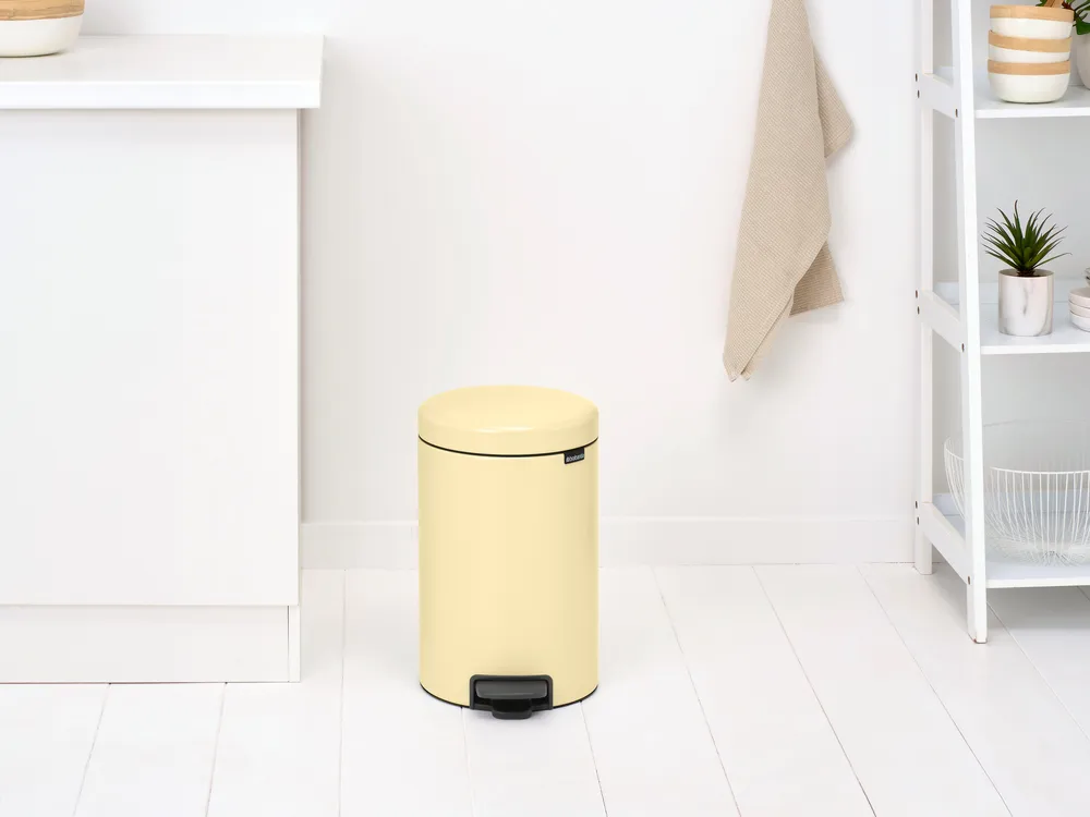 Cubo de pedal newIcon 12L, Mellow Yellow Brabantia
