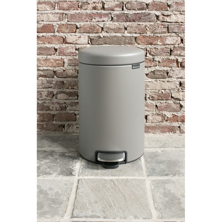 Cubo de pedal newIcon 12L, Mineral concrete grey Brabantia