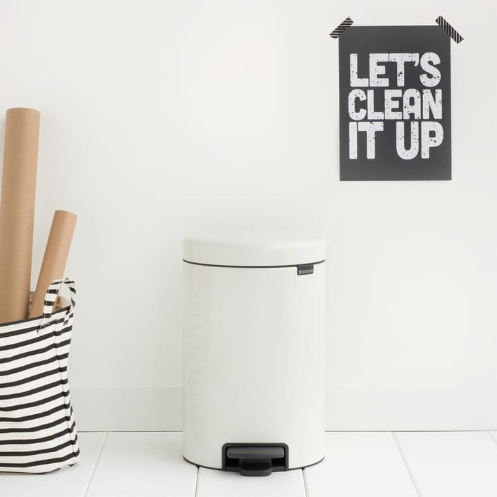 Cubo de pedal newIcon 12L, White (blanco) Brabantia