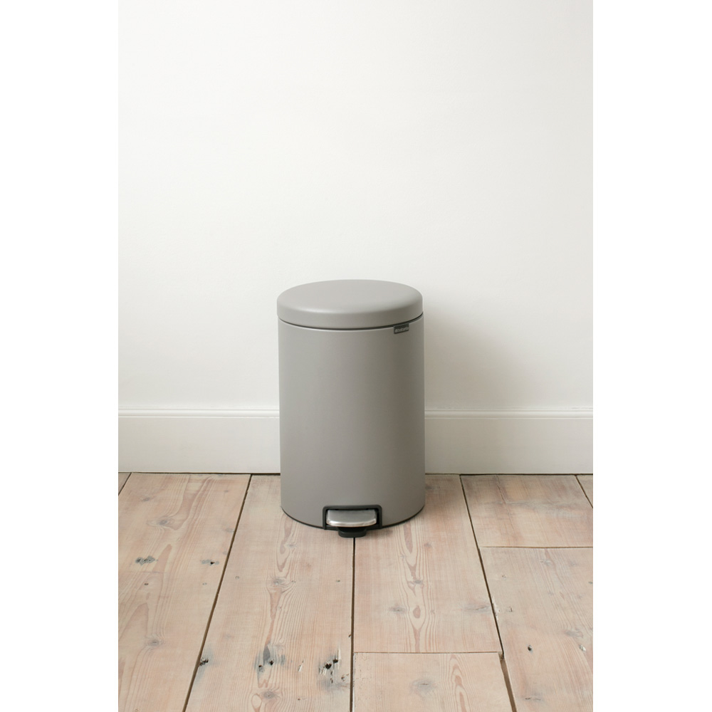 Cubo de basura Brabantia NewIcon Metallic Grey 20L