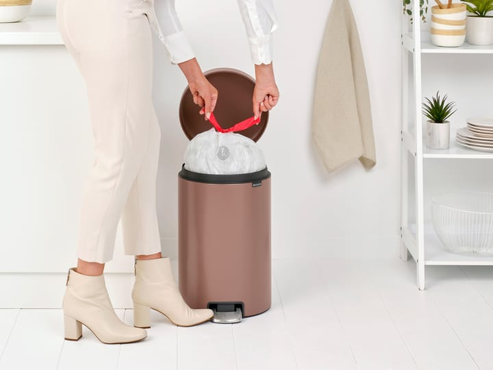 Cubo de pedal newIcon 20L, Satin Taupe Brabantia